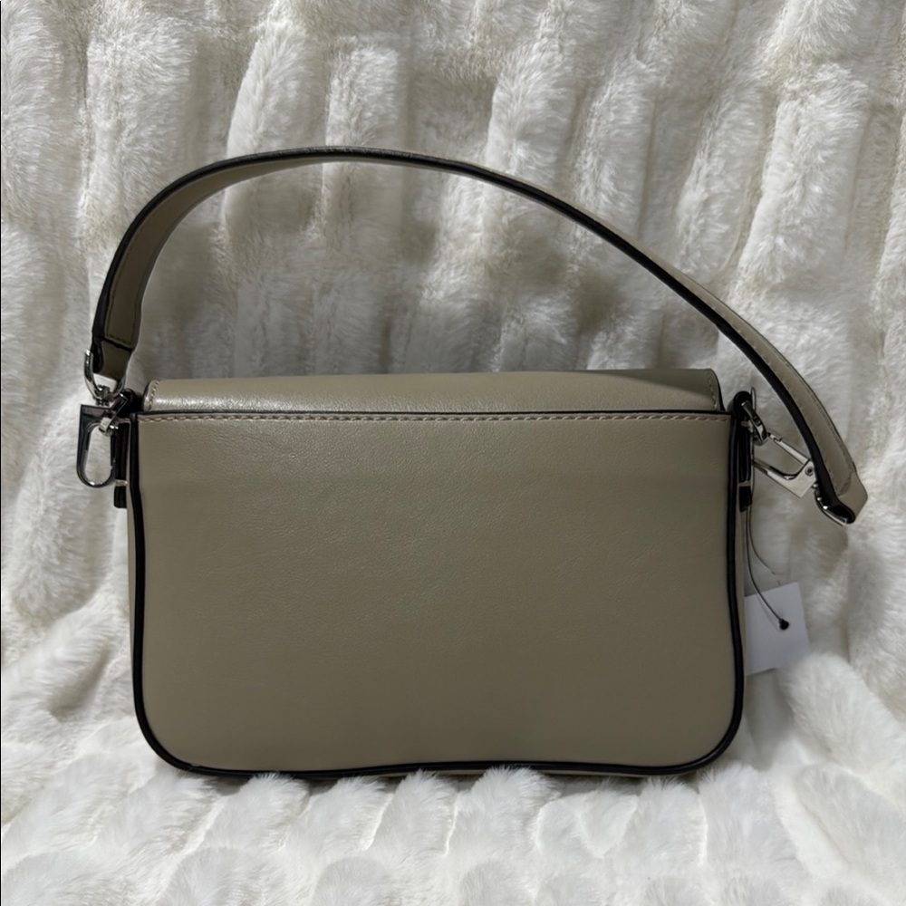 PRICE IS FIRM - DKNY Tan Crossbody Bag with Adjustable Strap - Picture 3 of 7